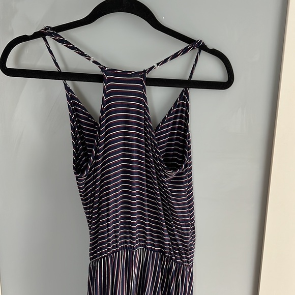 NWOT Navy Striped Romper Size XS - Picture 5 of 5